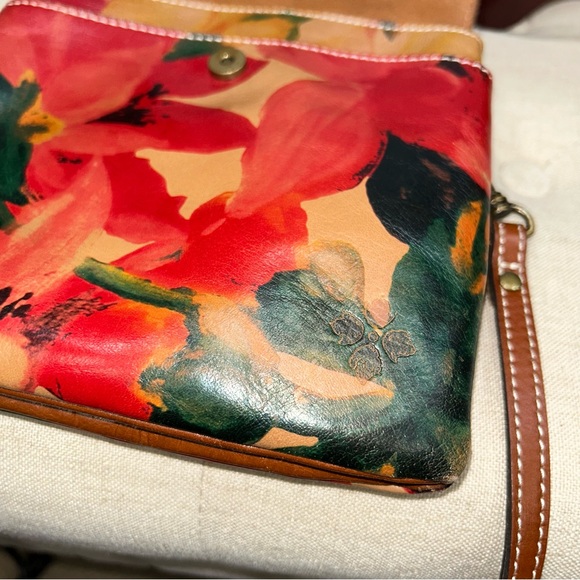 Patricia Nash Leather Spring Multicolor Balluri Tooled Crossbody Bag Florence - Picture 12 of 15